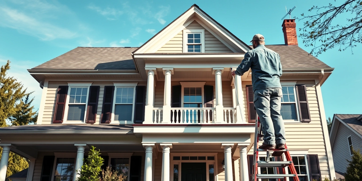 Exterior colonial repaint in Helmetta NJ